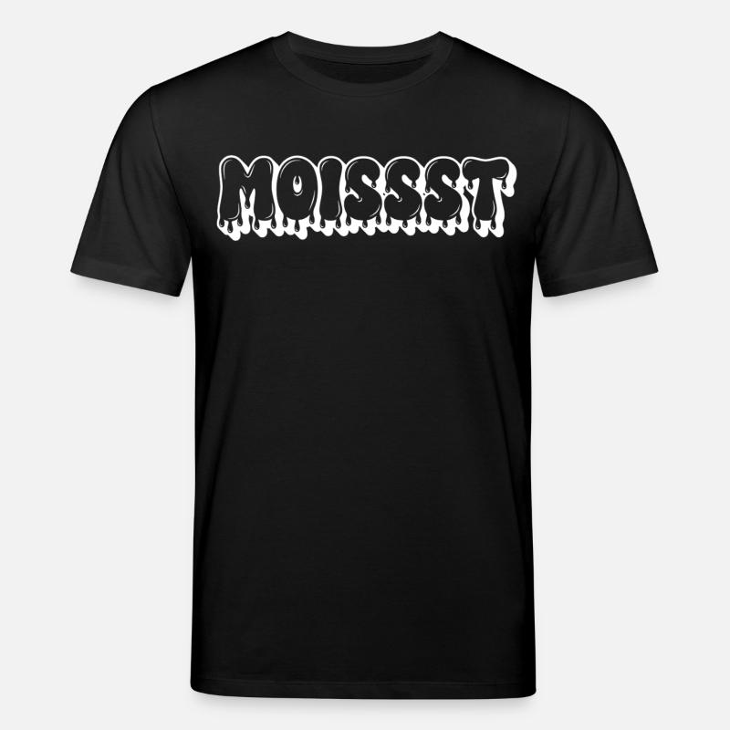 Moist Dripping Text - Stanley/Stella CREATOR Unisex Organic T-Shirt - black