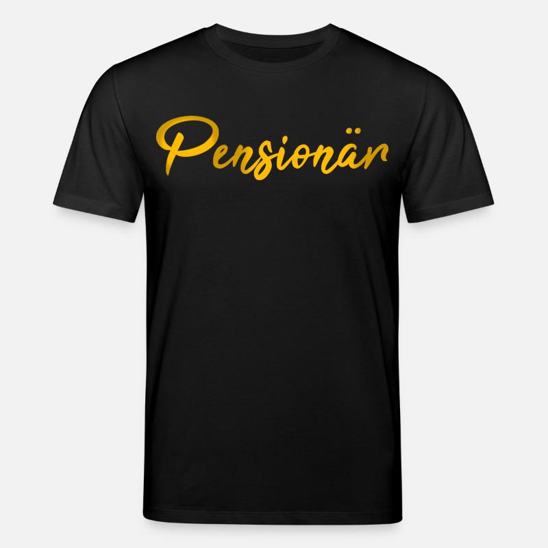 Scripture Pensioner Gift - Stanley/Stella CREATOR Unisex Organic T-Shirt - black
