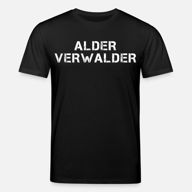 ALDER VERWALDER Hessisch Spruch Hessen - Stanley/Stella Unisex Bio-T-Shirt CREATOR  - Schwarz