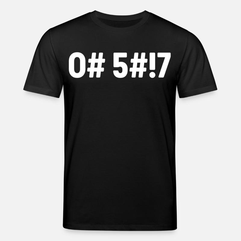 Oh Shit Coded - Stanley/Stella CREATOR Unisex Organic T-Shirt - black