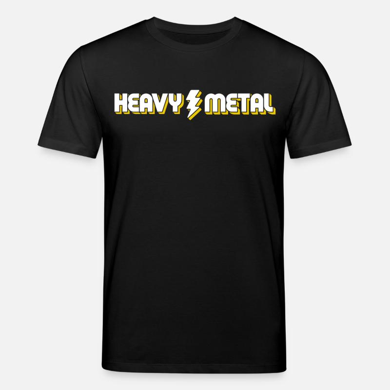 Schwermetall-Blitzfusions-Design - Stanley/Stella Unisex Bio-T-Shirt CREATOR  - Schwarz
