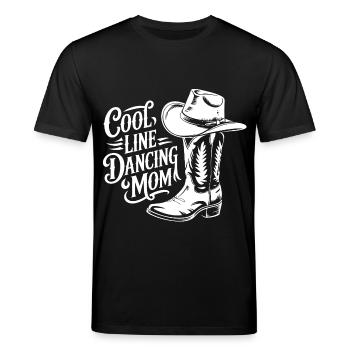 Line Dance Mom Line Dance Mom Cadeau - T-shirt bio CREATOR Stanley/Stella Unisexe - noir - Devant - Alina (178cm) & Michal (187cm)