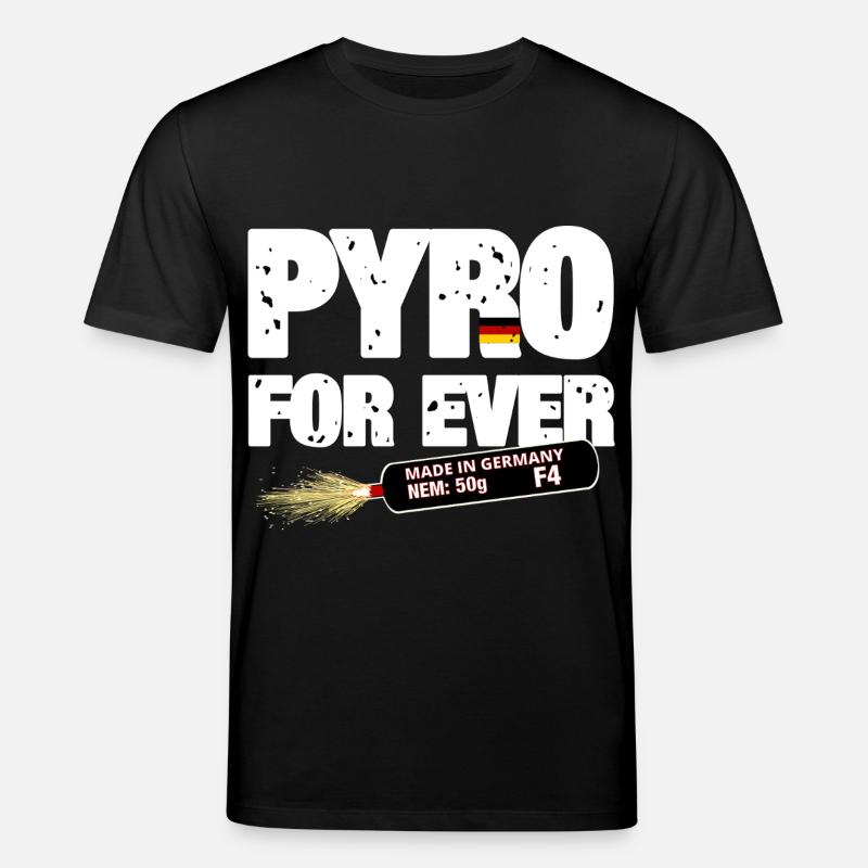 Pyro pour toujours - T-shirt bio CREATOR Stanley/Stella Unisexe - noir