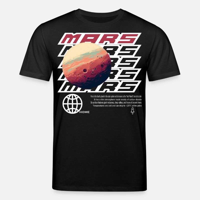 Mars - Stanley/Stella Unisex Bio-T-Shirt CREATOR  - Schwarz