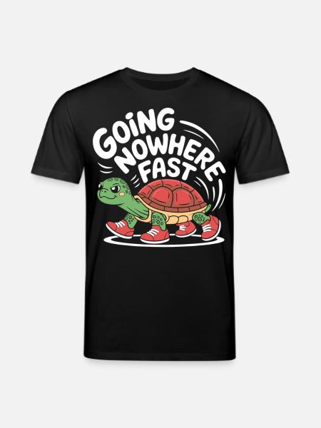 Turtle pace in style - Stanley/Stella CREATOR Unisex Organic T-Shirt - black