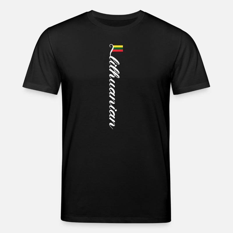 Litauen - Stanley/Stella Unisex Bio-T-Shirt CREATOR  - Schwarz