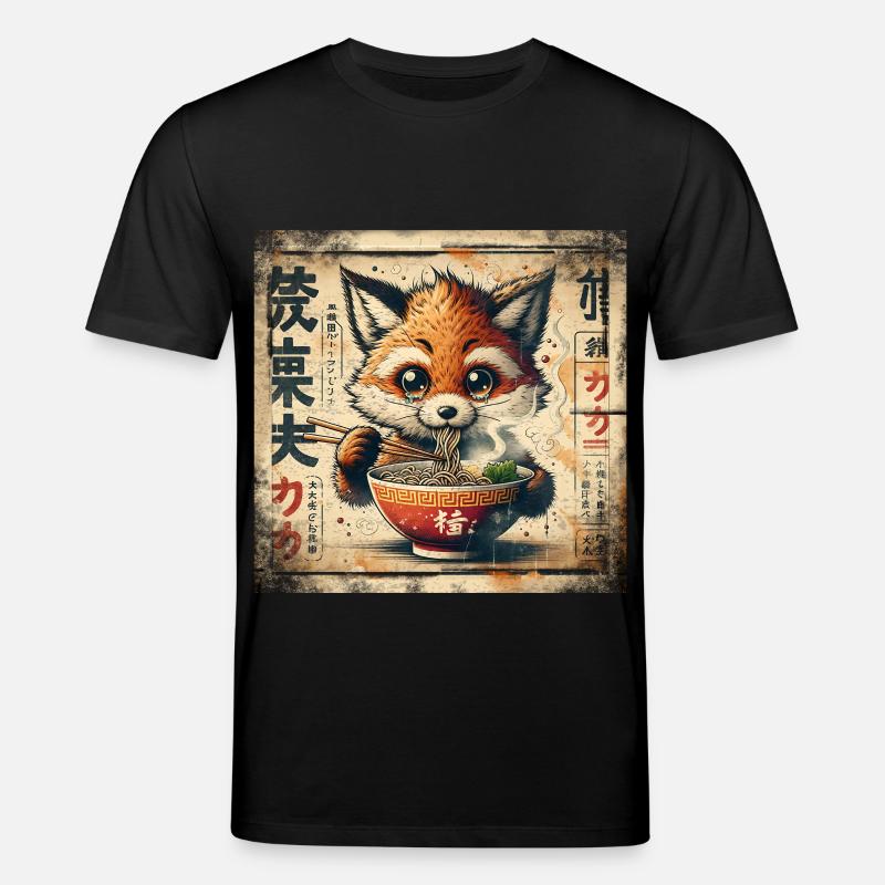 Fuchs Ramen - Stanley/Stella Unisex Bio-T-Shirt CREATOR  - Schwarz