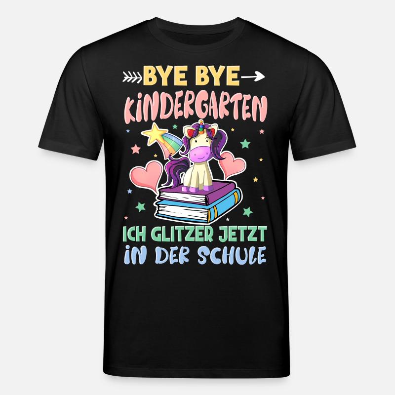 Bye Bye Kindergarten Einschulung - Stanley/Stella Unisex Bio-T-Shirt CREATOR - Schwarz