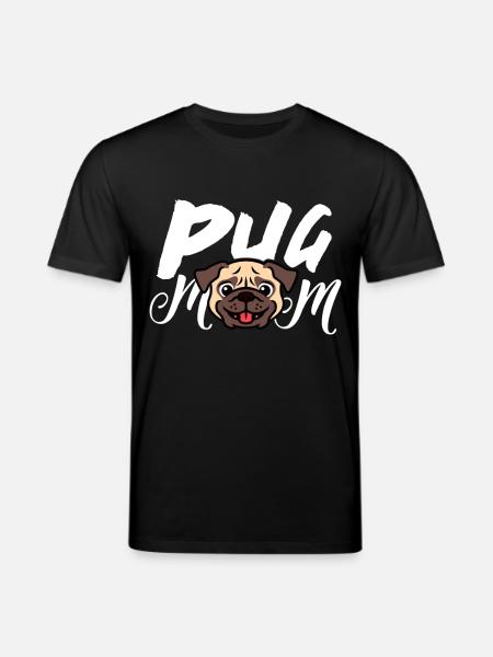 Mops Mama - Stanley/Stella Unisex Bio-T-Shirt CREATOR - Schwarz