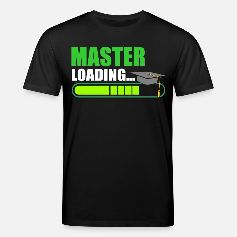 Master Loading Masterabschluss - Stanley/Stella Unisex Bio-T-Shirt CREATOR  - Schwarz