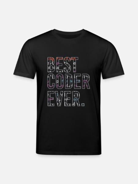 Bester Programmierer Coden Coder - Stanley/Stella Unisex Bio-T-Shirt CREATOR - Schwarz