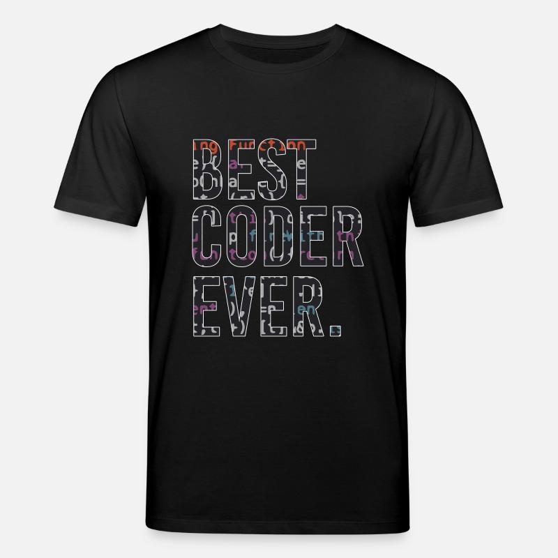 Best programmer code coder - Stanley/Stella CREATOR Unisex Organic T-Shirt - black