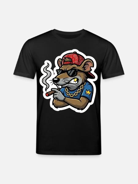 Rattenboss Zigarre - T-shirt bio CREATOR Stanley/Stella Unisexe - noir
