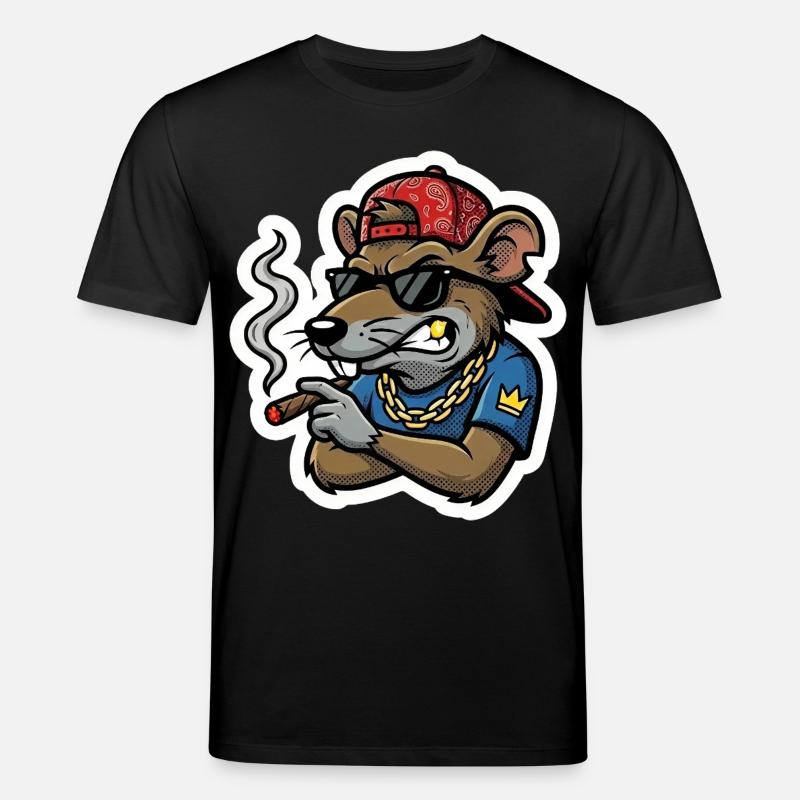 Rattenboss Zigarre - Stanley/Stella Unisex Bio-T-Shirt CREATOR  - Schwarz