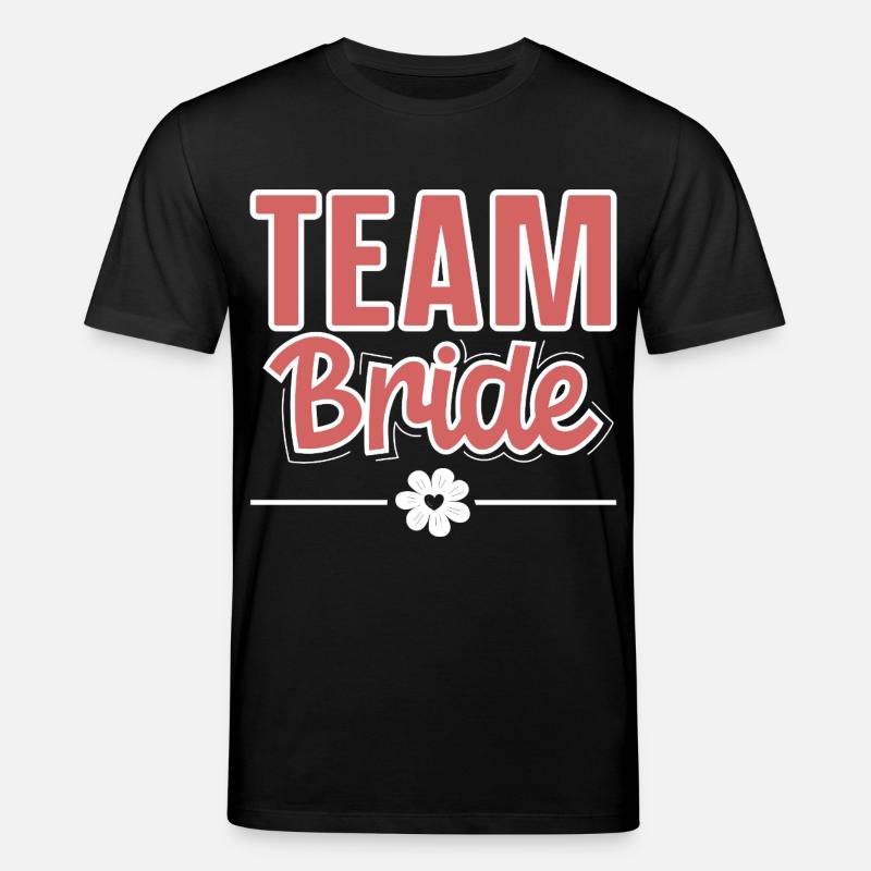 Team Bride - Stanley/Stella Unisex Bio-T-Shirt CREATOR  - Schwarz