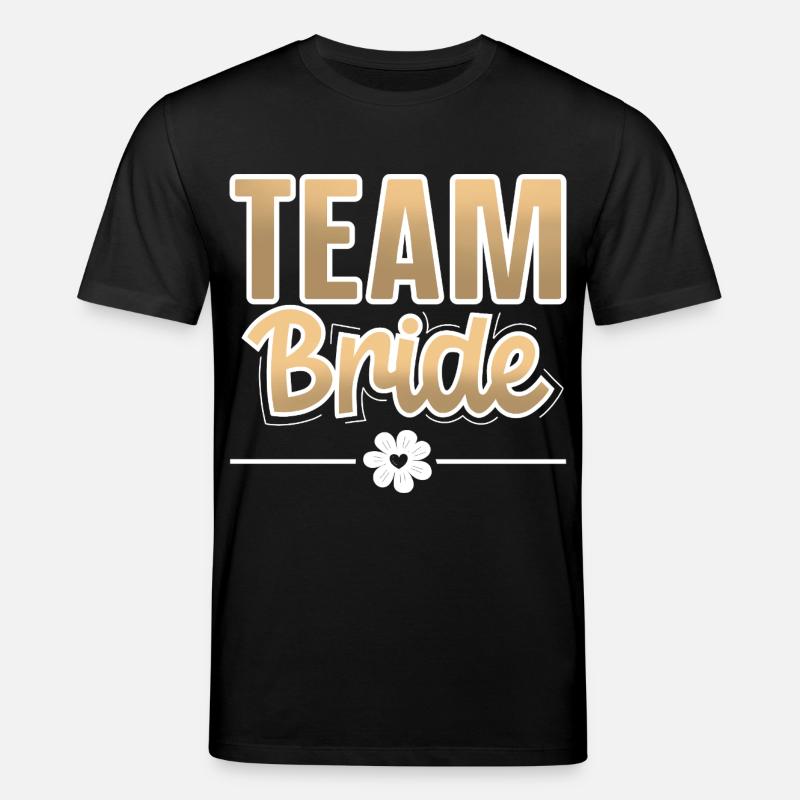 Team Bride - Stanley/Stella Unisex Bio-T-Shirt CREATOR  - Schwarz