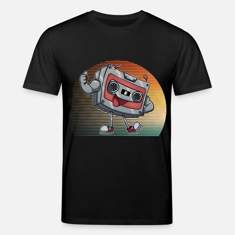 Kassette - Stanley/Stella Unisex Bio-T-Shirt CREATOR  - Schwarz