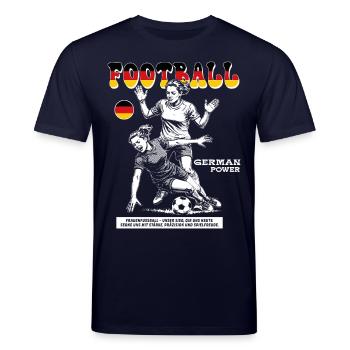 Germany Soccer Player Shirt: Foul with Announcement - Stanley/Stella CREATOR Unisex Organic T-Shirt - navy - Front