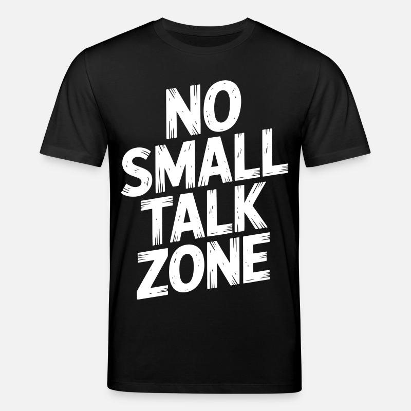 Pas de zone de bavardage - T-shirt bio CREATOR Stanley/Stella Unisexe - noir