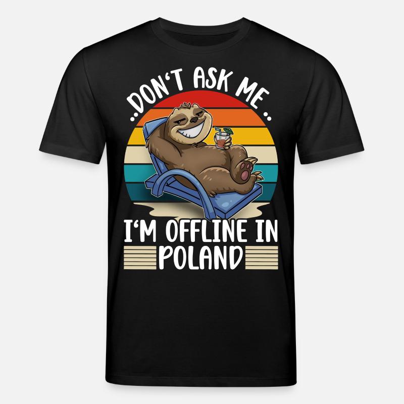 Vacances Pologne - T-shirt bio CREATOR Stanley/Stella Unisexe - noir