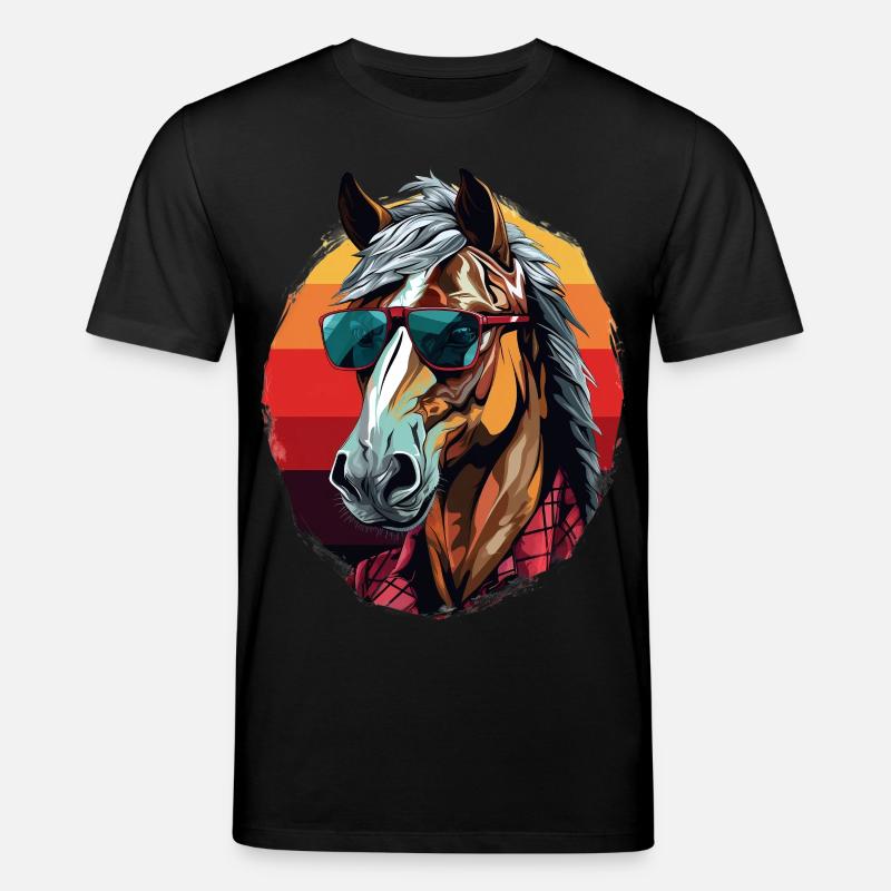 Urban Stallion - Graffiti Stil - Stanley/Stella Unisex Bio-T-Shirt CREATOR  - Schwarz