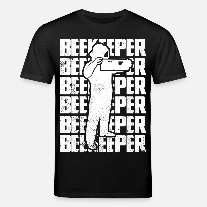 Lustiger Imker - Stanley/Stella Unisex Bio-T-Shirt CREATOR  - Schwarz