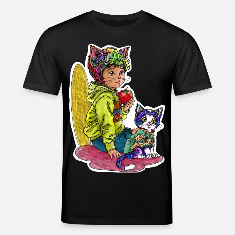 Beste Freunde - Stanley/Stella Unisex Bio-T-Shirt CREATOR  - Schwarz