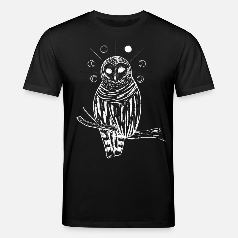 Witch Owl - Stanley/Stella Unisex Bio-T-Shirt CREATOR  - Schwarz