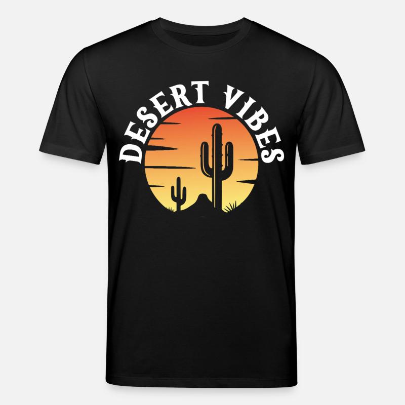 Wüsten-Vibes - Stanley/Stella Unisex Bio-T-Shirt CREATOR - Schwarz