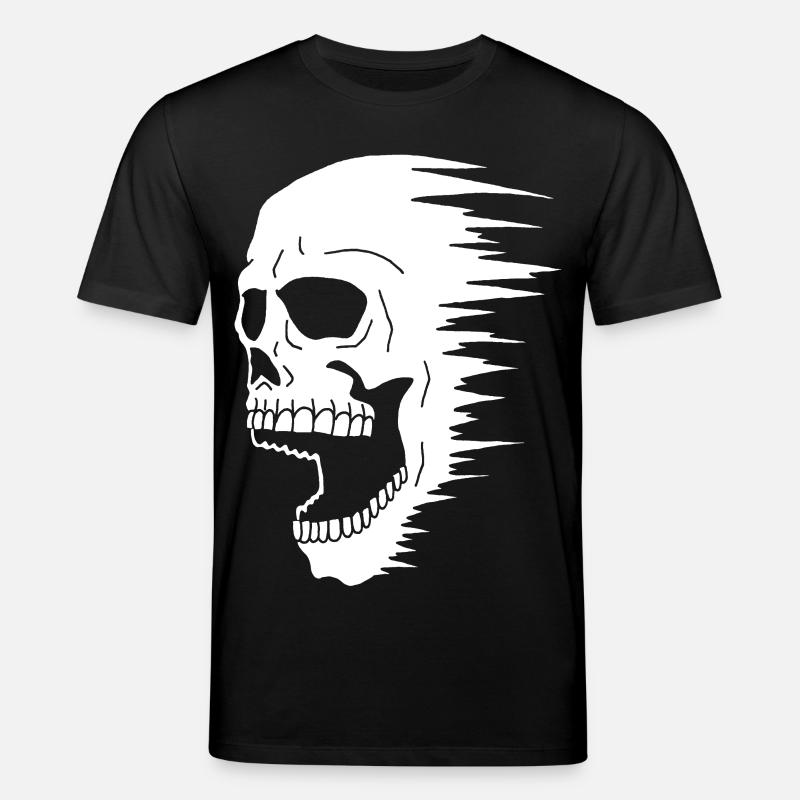Schädel und Geschwindigkeit - Stanley/Stella Unisex Bio-T-Shirt CREATOR  - Schwarz
