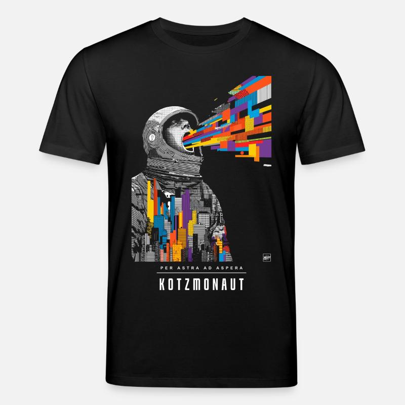 Kotzmonaut - T-shirt bio CREATOR Stanley/Stella Unisexe - noir