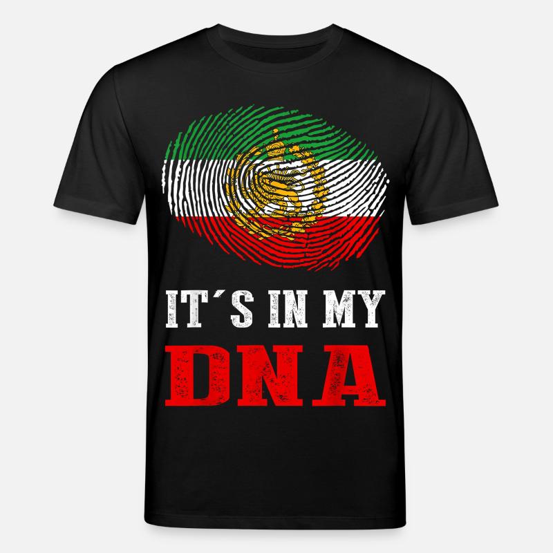 DNA Iran Flagge - Stanley/Stella Unisex Bio-T-Shirt CREATOR - Schwarz