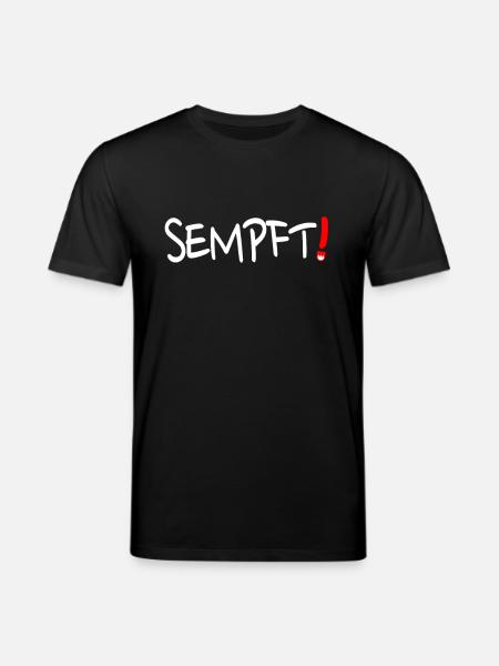 "Sempft" Franconian Franconian Franconian dialect - Stanley/Stella CREATOR Unisex Organic T-Shirt - black