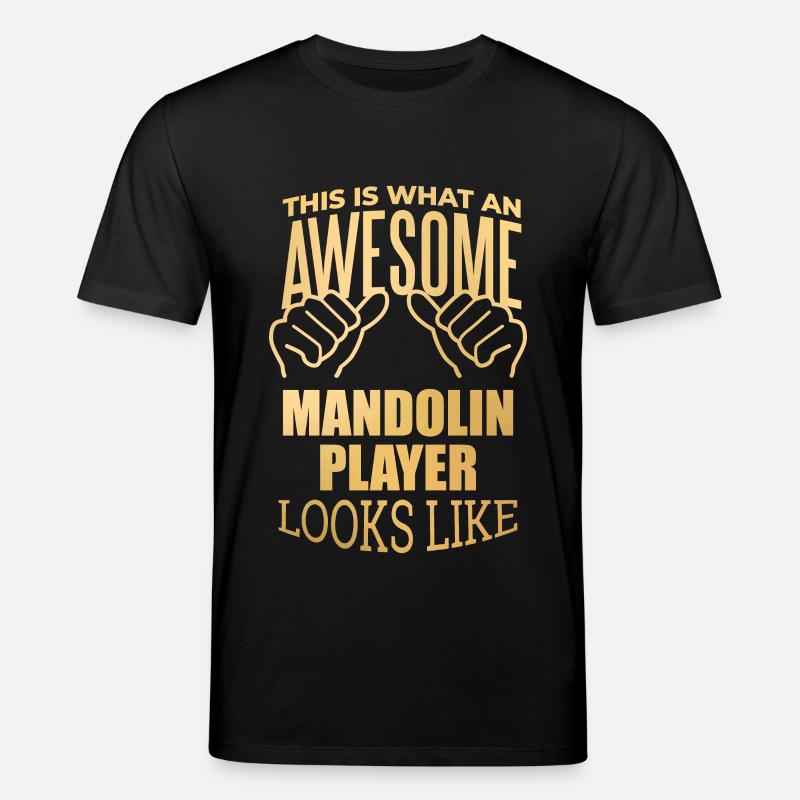 Mandoline - T-shirt bio CREATOR Stanley/Stella Unisexe - noir