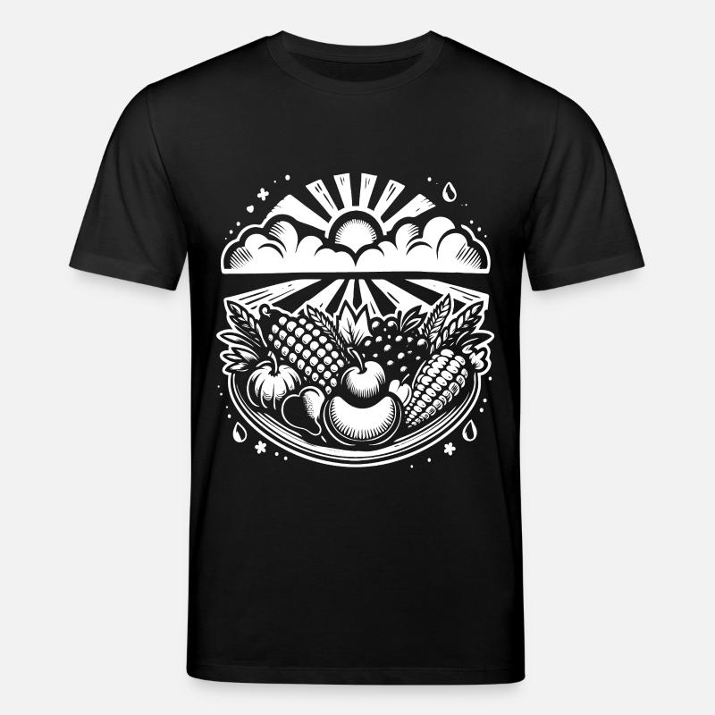 Conception de silhouettes de Thanksgiving - T-shirt bio CREATOR Stanley/Stella Unisexe - noir