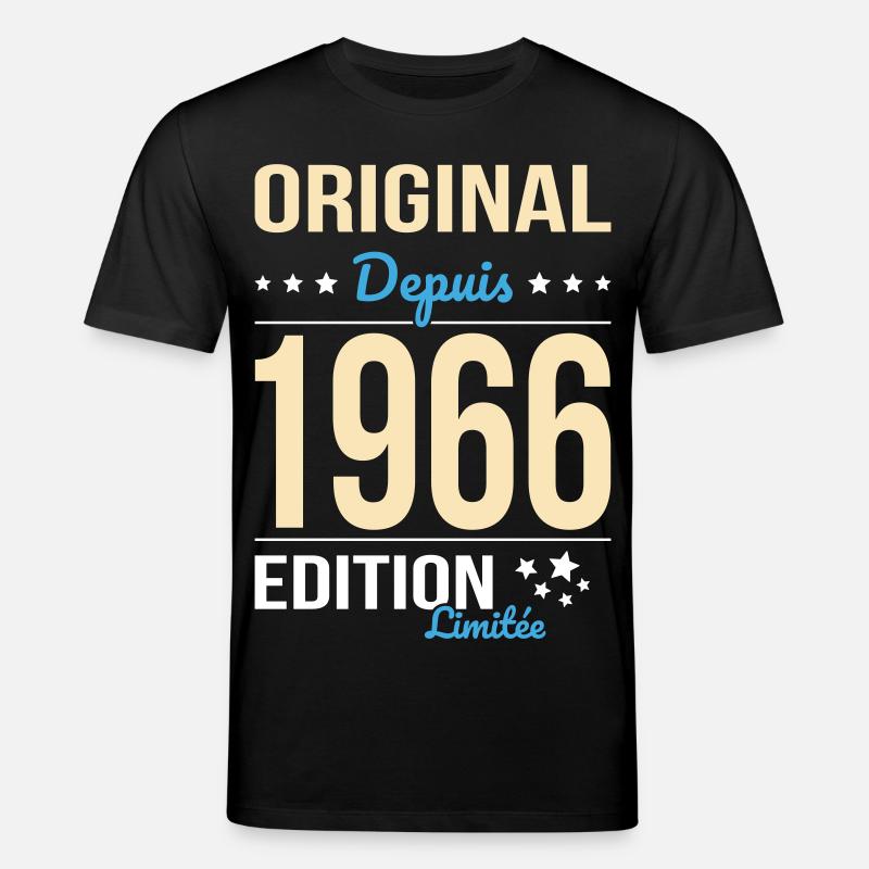 Original seit 1966 – 60-jähriges Jubiläum - Stanley/Stella Unisex Bio-T-Shirt CREATOR - Schwarz