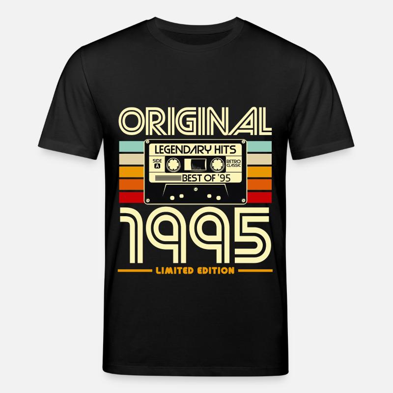 Originale Retro-Kassette von 1995 - Stanley/Stella Unisex Bio-T-Shirt CREATOR  - Schwarz