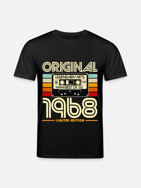 Original 1968 Limited Edition - Stanley/Stella CREATOR Unisex Organic T-Shirt - black