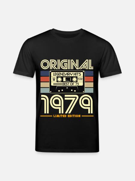 Original 1979 Édition Limitée - T-shirt bio CREATOR Stanley/Stella Unisexe - noir