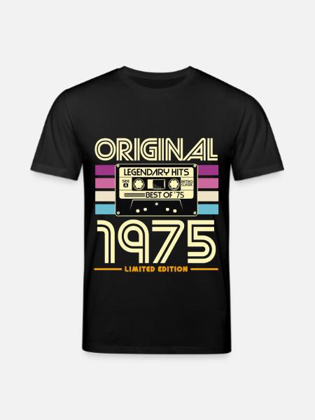 Limitierte Retro-Kassette von 1975 - Stanley/Stella Unisex Bio-T-Shirt CREATOR - Schwarz