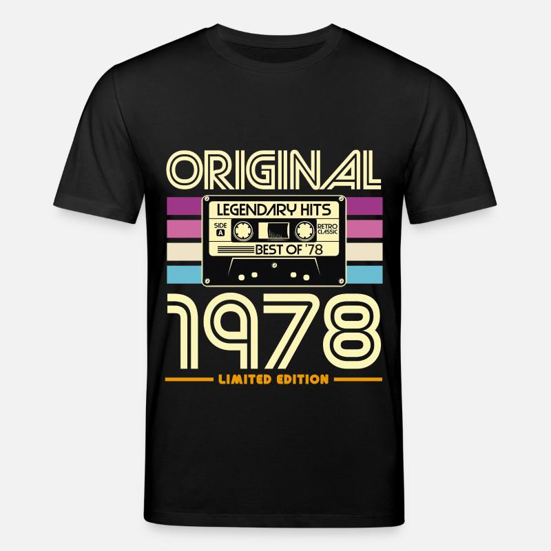 Originale limitierte Edition von 1978 - Stanley/Stella Unisex Bio-T-Shirt CREATOR  - Schwarz