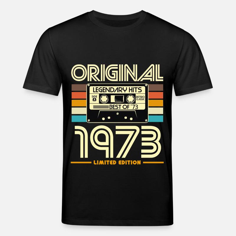 Original 1973 – Begrenzte Retro-Hits - Stanley/Stella Unisex Bio-T-Shirt CREATOR - Schwarz