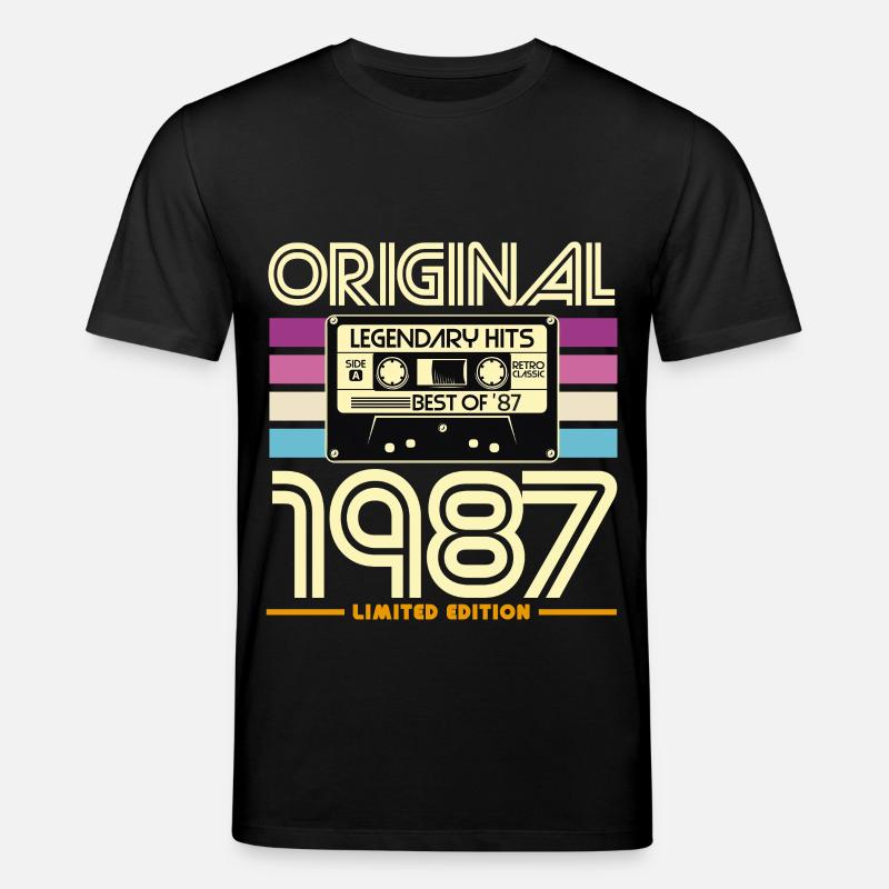 Original 1987 Edition Limitée - T-shirt bio CREATOR Stanley/Stella Unisexe - noir