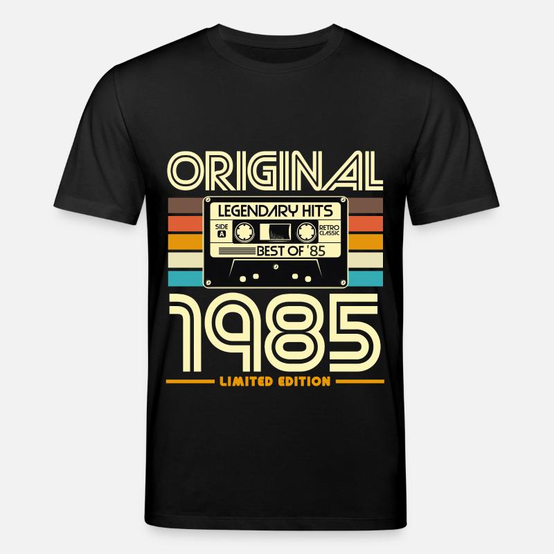 Originale limitierte Edition von 1985 - Stanley/Stella Unisex Bio-T-Shirt CREATOR  - Schwarz