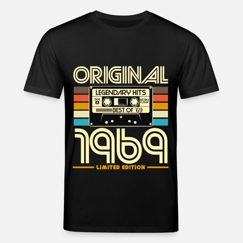 Original 1969 édition limitée - T-shirt bio CREATOR Stanley/Stella Unisexe - noir