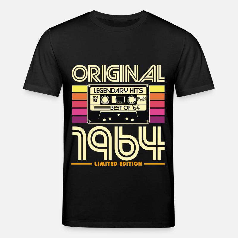 Originale Retro-Hits von 1964 - Stanley/Stella Unisex Bio-T-Shirt CREATOR - Schwarz