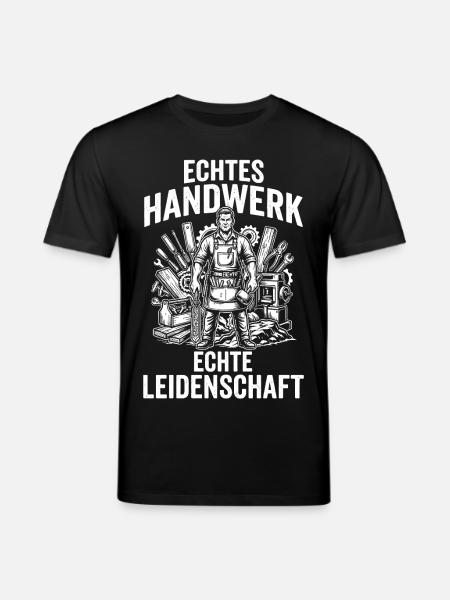 Echtes Handwerk, echte Leidenschaft, Handwerker - Stanley/Stella Unisex Bio-T-Shirt CREATOR - Schwarz