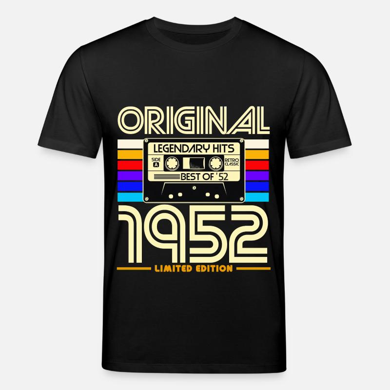 Originale Retro-Kassette von 1952 - Stanley/Stella Unisex Bio-T-Shirt CREATOR  - Schwarz