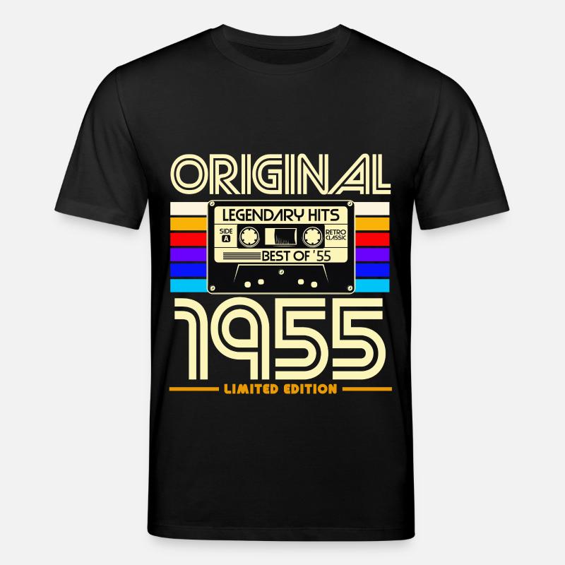 Originale Retro-Hits von 1955 - Stanley/Stella Unisex Bio-T-Shirt CREATOR  - Schwarz