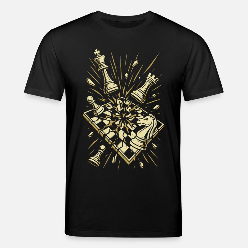 Chess Explosion Masterpiece - Stanley/Stella CREATOR Unisex Organic T-Shirt - black